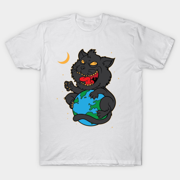 Cat rules the world T-Shirt-TOZ